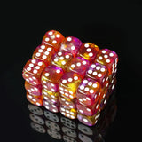 Poludie 10Pcs D6 Six Sides Dice 16mm Funny Games Dice for RPG Club Gambling Desktop Party Bar Board Game Table Accessories