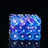 Poludie 10Pcs D6 Six Sides Dice 16mm Funny Games Dice for RPG Club Gambling Desktop Party Bar Board Game Table Accessories