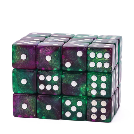 Poludie 10Pcs D6 Six Sides Dice 16mm Funny Games Dice for RPG Club Gambling Desktop Party Bar Board Game Table Accessories