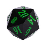 Poludie 1pc Crystal 55mm D20 Dice 20 Sides Large Size Polyhedral Dice for Role-Play Game D&D Bar Pub Party RPG Board Games