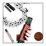 Portable 6-Tone Pocket Guitar Chord Trainer Practice Tool Can Rotate Chord Diagram Screen Guitar Finger Trainer For Beginners