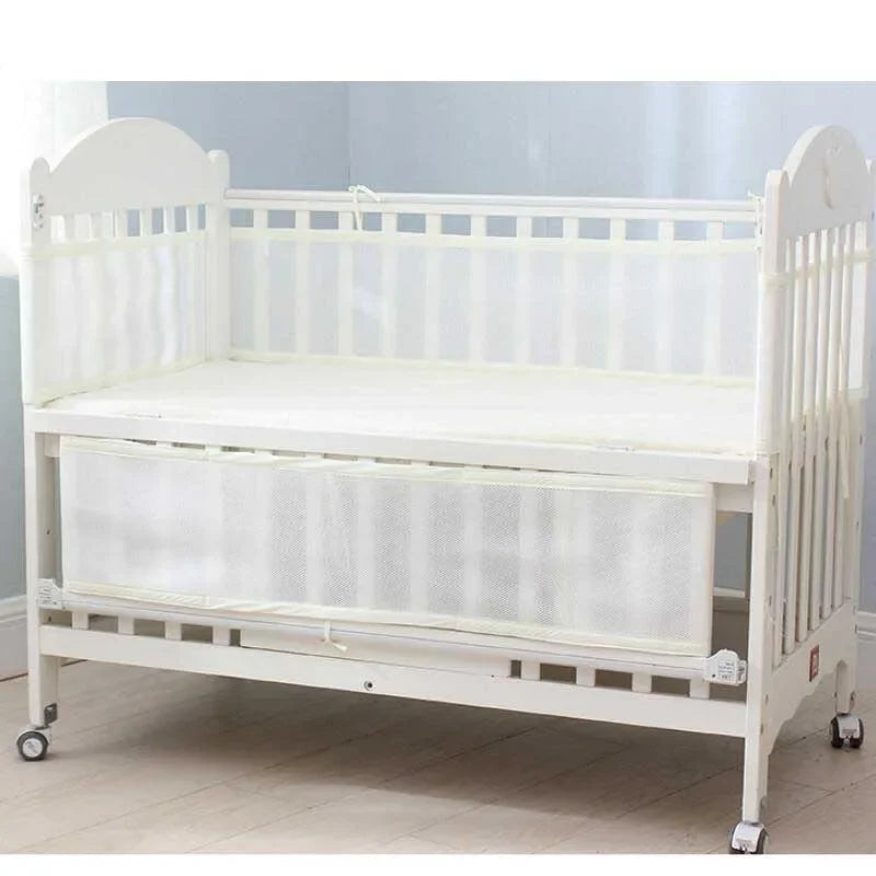 Portable Baby Bed Bumper Fence Cot Bedding Accessories Child Room Decor  Knot Design Newborn  Crib