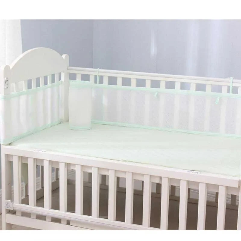 Portable Baby Bed Bumper Fence Cot Bedding Accessories Child Room Decor  Knot Design Newborn  Crib