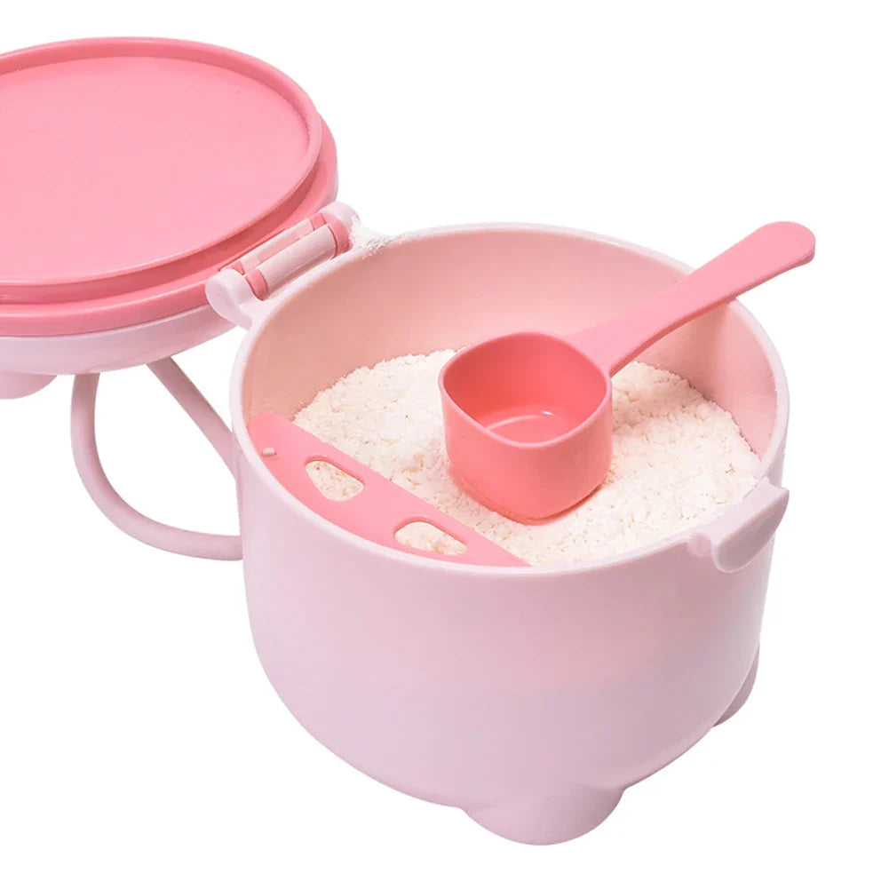 Portable Baby Food Storage Box Milk Powder Essential Cereal Cartoon Infant Toddler Snacks Container Formula Dispenser Storager