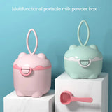 Portable Baby Food Storage Box Milk Powder Essential Cereal Cartoon Infant Toddler Snacks Container Formula Dispenser Storager