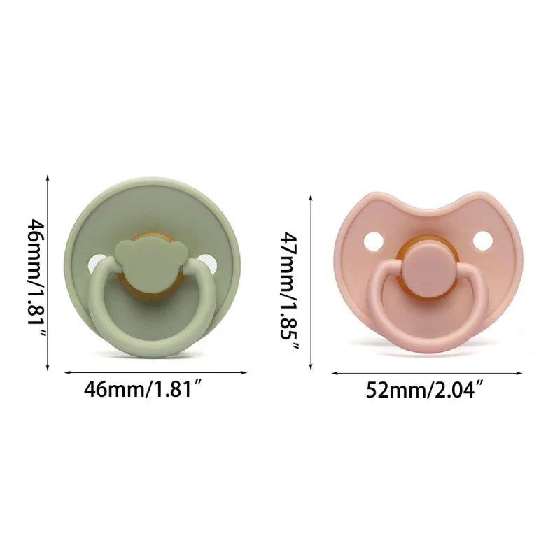 Portable Baby Pacifier BPA Free  Soother Silicone Luminous Pacifier Multi-pattern Design for Boys Girls Durable