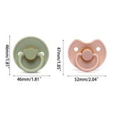 Portable Baby Pacifier BPA Free  Soother Silicone Luminous Pacifier Multi-pattern Design for Boys Girls Durable