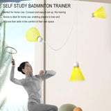 Portable Badminton Trainer Professional Stretch  Badminton Training Tool Self-study Practice Machine Racket Training Accessories