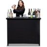 Portable Bar Table - Mobile Bartender Station for Events Carry Case - Standard or LED Tables