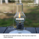 Portable Camping Gas Candle Lamp Light Compact Butane Gas Light Outdoor Use for Camping Fishing Picnic Night Light Gas Lamp