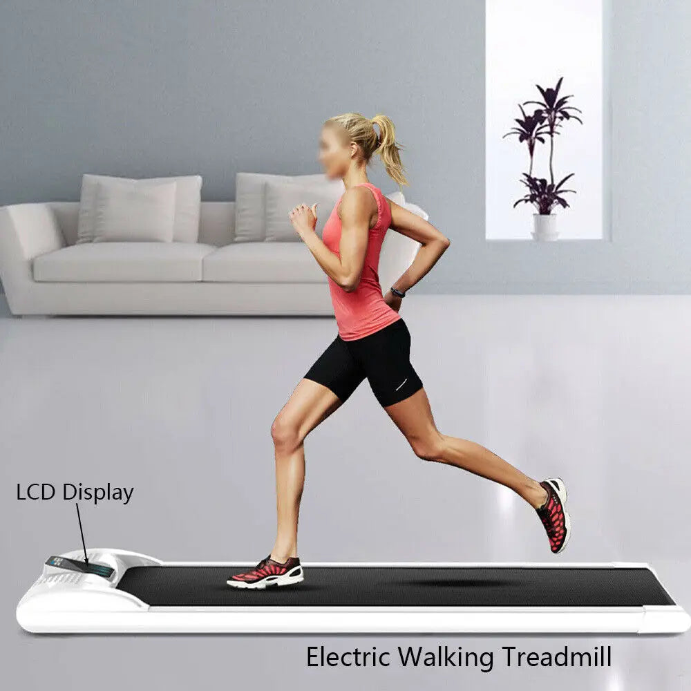 Portable Electric Treadmill Under Desk, Walking Pad, Home Office Fitness Exercise, Summer Weight Loss Equipment for Home