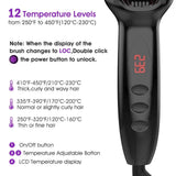 Portable Fast Heating Hair Straighteners Hot Comb for Wig Professional Original Ionic Hair Styling Appliances Iron for Women