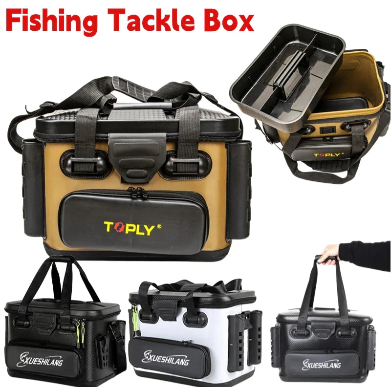 Portable  Fishing Tackle Box Large Capacity Fishing Storage Box Carp Fishing Equipment Waterproof Fishing lure Box fishing tools