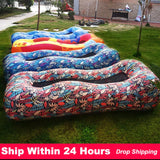 Portable Folding Inflatable Couch Water Floating Air Bed Sofa Camping Beach Chair Trend Outdoor Furniture Garden Sun Loungers