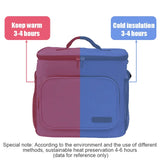 Portable Lunch Bag Food Thermal Box Durable Waterproof Office Cooler Lunchbox With Shoulder Strap Organizer Insulated Case