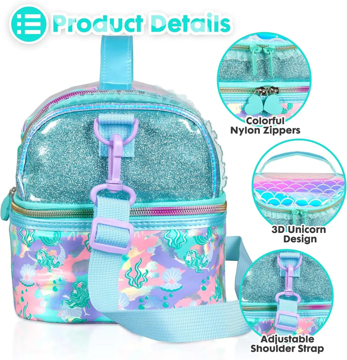 Portable Lunch Bag Thermal Insulated Lunch Box Tote Cooler Handbag Waterproof Backpack Bento Pouch Company Food Storage Bag