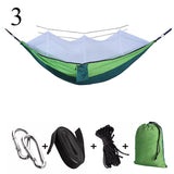 Portable Outdoor Camping Hammock 1-2 Person Go Swing With Mosquito Net Hanging Bed Ultralight Tourist Sleeping hammock