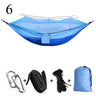 Portable Outdoor Camping Hammock 1-2 Person Go Swing With Mosquito Net Hanging Bed Ultralight Tourist Sleeping hammock