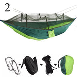 Portable Outdoor Camping Hammock 1-2 Person Go Swing With Mosquito Net Hanging Bed Ultralight Tourist Sleeping hammock