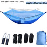 Portable Outdoor Camping Leisure Double Mosquito Net Hammocks  Garden Travel Tourist Nature Hike Sleeping Hanging Hammock Swing