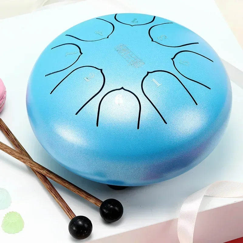 Portable Percussion Instrument Tongue Drums Small Professional Music Drums for Children Guide Percussion Spiritual Meditation