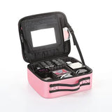 Portable Professional Makeup Case Waterproof Travel Makeup Bag Female With Mirror Cosmetology Nail Tool Suitcase For Women