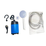 Portable Shower Outdoor Camping Shower Handheld Electric Shower Battery Powered Compact Handheld Rechargeable Camping Showerhead