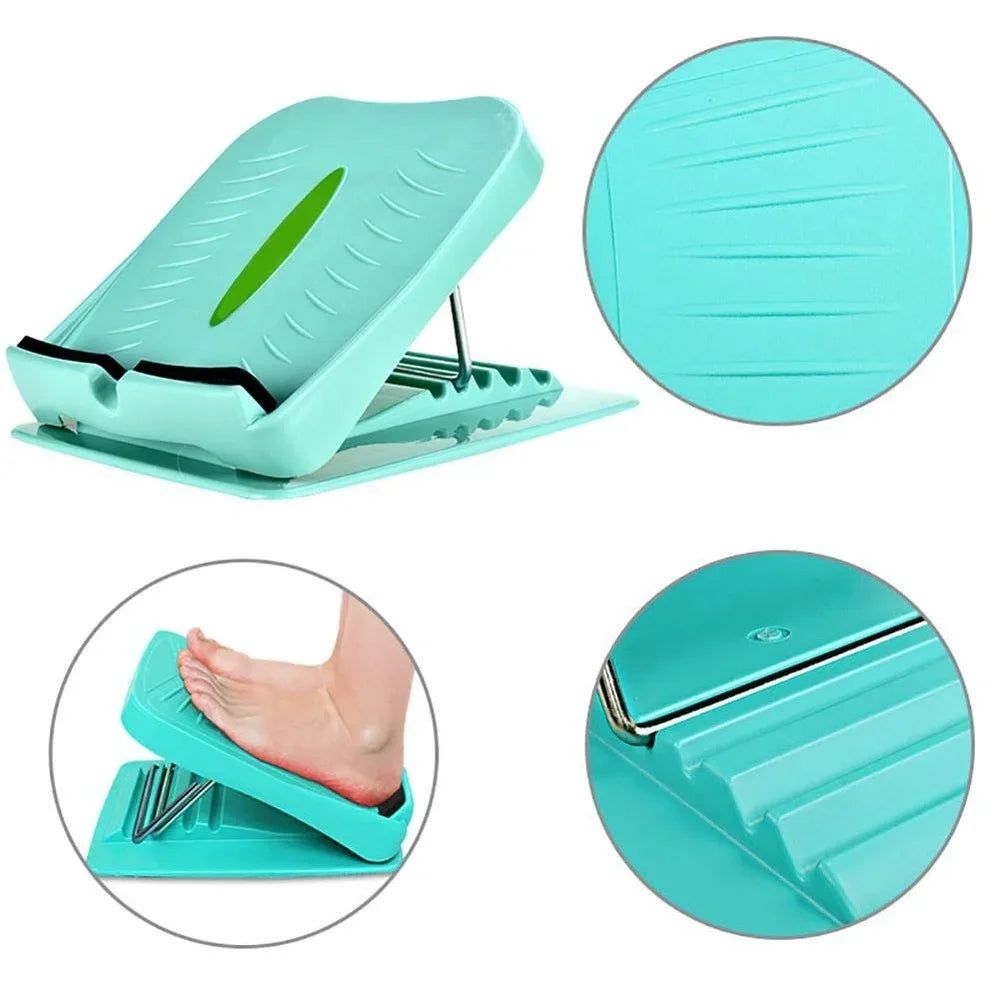 Portable Slant Board Foot Massage Instrument Adjustable Incline Boards Calf Ankle Stretcher 4 Positions Foot Stretch Wedge Board