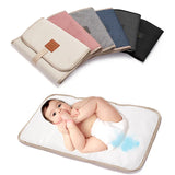 Portable Toddler Changing Table Durable Oxford Baby Diaper Sheet Foldable Baby Diaper Changing Pad Waterproof Newborn Diaper Pad