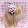 Powder blue sweet lolita hair niang headbands badge KC bear ear side clamp cream sugar sugar lolita