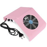 Powerful Nail Suction Dust Collector Low Noisy 3/1 Fans Strong Nail Vacuum Cleaner with 2 Dust Collecting Bag Nail Art Equipment