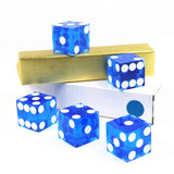 Precision Dice 19MM High-grade Acrylic TransparentSix Sided D6 Casino Sharp Straight Corners 5pcs