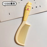 Princess Household Untangling Hairbrush Care Tools Cute Kawaii Cartoon Bear Rabbit Long Hair Brush Comb for Girls Women Baby