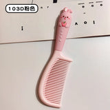 Princess Household Untangling Hairbrush Care Tools Cute Kawaii Cartoon Bear Rabbit Long Hair Brush Comb for Girls Women Baby