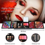 Professional 177 Color Eyeshadow Palette Makeup Cosmetic Sets Lip Gloss Blush Concealer Beginner Maquillage Brush Makeup Kit