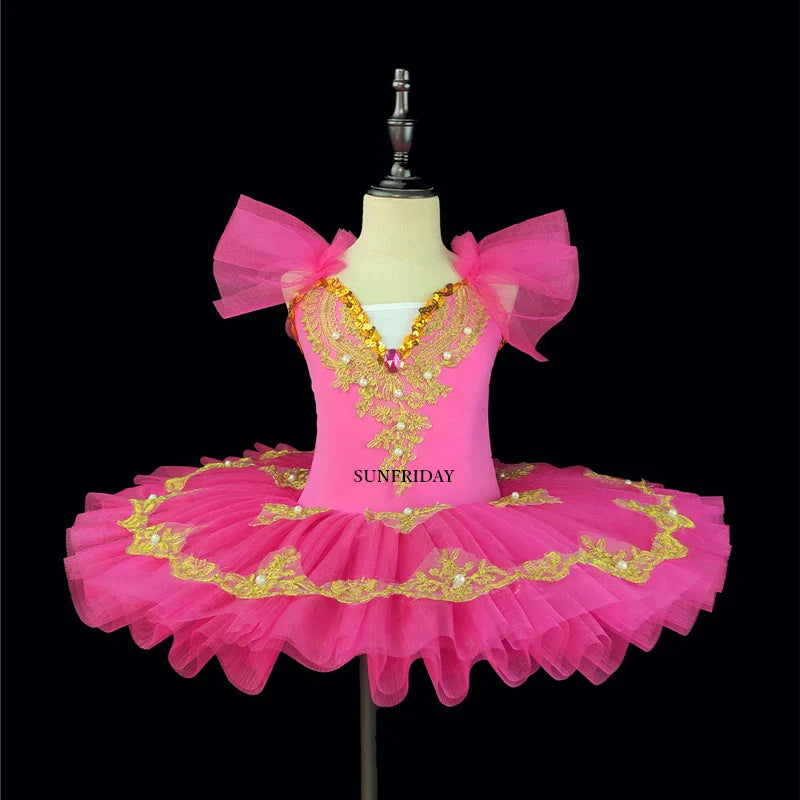 Professional Ballet Costume Classic Ballerina Ballet Tutu For Child Kid Girl Adult Princess Pancake Tutu Dance Ballet Dress Girl