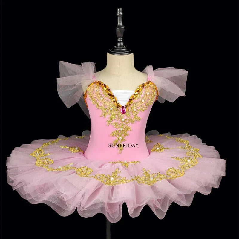 Professional Ballet Costume Classic Ballerina Ballet Tutu For Child Kid Girl Adult Princess Pancake Tutu Dance Ballet Dress Girl