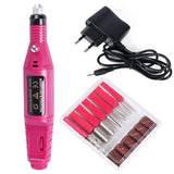 Professional Electric Nail Drill Machine Manicure Milling Cutter Nail Drill Bits Files Polisher Sander Gel Polish Remover Tools