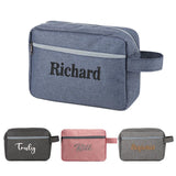 Professional Personalized Embroidery Men's Makeup Bag Portable Waterproof Large Capacity Travel Men's Toiletry Bag Custom Logo