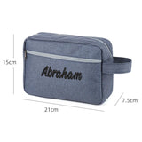 Professional Personalized Embroidery Men's Makeup Bag Portable Waterproof Large Capacity Travel Men's Toiletry Bag Custom Logo