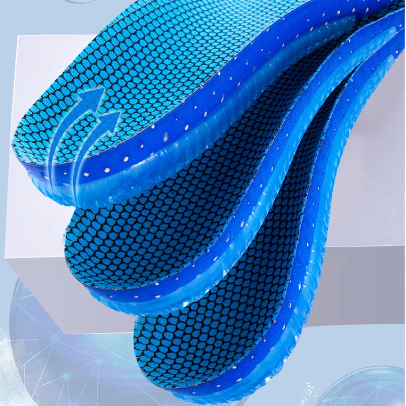 Professional Sport Insoles Breathable Technology Design Shock Absorption Shoes Pad Outdoor Running basketball Air Cushion Insole