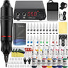 Professional Tattoo Machine Set Rotary Tattoo Pen Kit Power Supply Needle Ink DC Interface Rotary Tattoo Gun Makeup Kit Complete