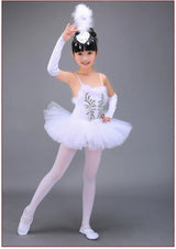 Professional White Girls Swan Lake Ballet Dresses Ballerina Dancing Costumes For Kids Dance Dress Performance Tutu Dancewear