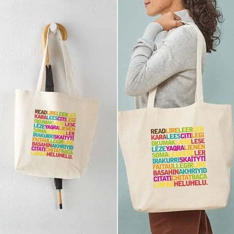 Promotional Personalized Canvas Bags Printed with logo 100pcs/lot Reusable Shopping Cotton Tote Bags Custom Logo Wholesale