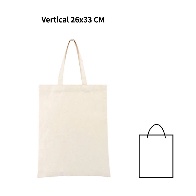 Promotional Personalized Canvas Bags Printed with logo 100pcs/lot Reusable Shopping Cotton Tote Bags Custom Logo Wholesale