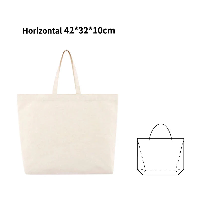 Promotional Personalized Canvas Bags Printed with logo 100pcs/lot Reusable Shopping Cotton Tote Bags Custom Logo Wholesale