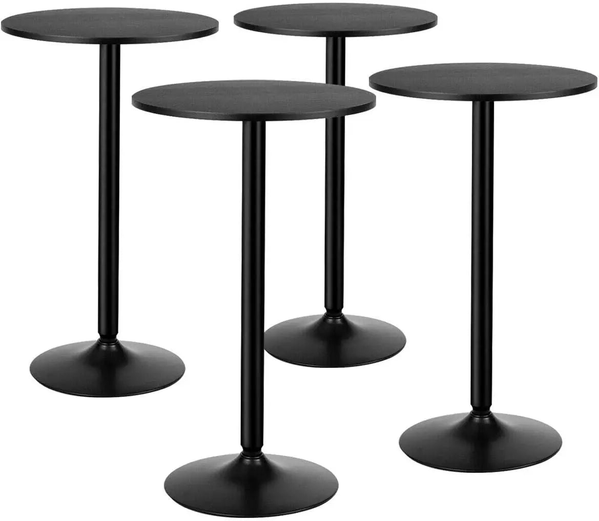 Pub Bar Table 24-Inch Round Top 40-Inch Height Modern Style Standing Circular Cocktail Table Suitable for Living Room