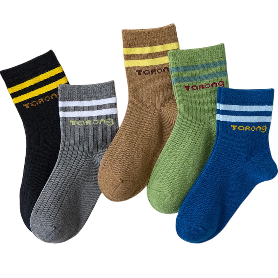 Pure Cotton Soft White Student Socks Breathable Absorbing Sweat Sport Socks Boys Girls Quality Socks 4Pairs/Lot Size 16-24cm