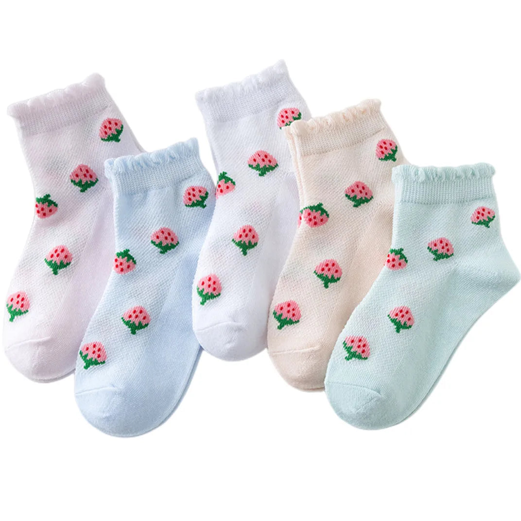 Pure Cotton Soft White Student Socks Breathable Absorbing Sweat Sport Socks Boys Girls Quality Socks 4Pairs/Lot Size 16-24cm