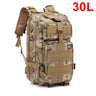 QT&QY 30/45L Man Tactical Backpacks Military Traveling Bags Army Outdoor 3P Assault Pack EDC Molle Pack For Trekking Hunting Bag